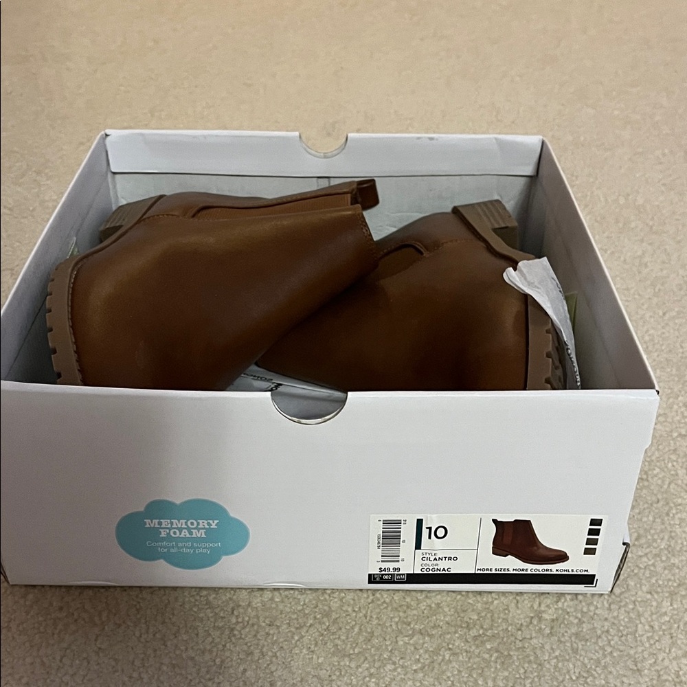 Sonoma Cognac Brown Ankle Booties